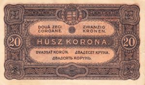 Hungary, 20 Korona, P61 Ver.2