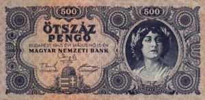 Hungary, 500 Pengo, P117a