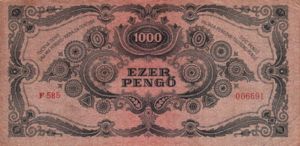 Hungary, 1,000 Pengo, P118b