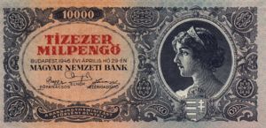 Hungary, 10,000 Milpengo, P126