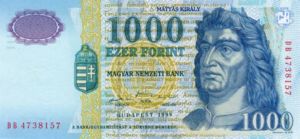 Hungary, 1,000 Forint, P180a