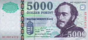 Hungary, 5,000 Forint, P182a