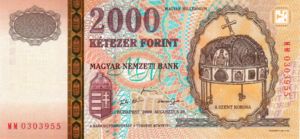 Hungary, 2,000 Forint, P186a