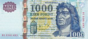 Hungary, 1,000 Forint, P195b