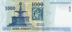 Hungary, 1,000 Forint, P195b