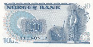 Norway, 10 Krone, P36c