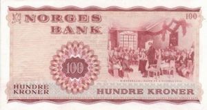 Norway, 100 Krone, P38a