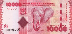 Tanzania, 10,000 Shilingi, P44