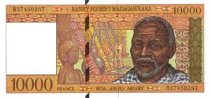 Madagascar, 2000/10000 Ariary/Franc, P79b