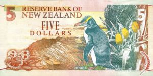 New Zealand, 5 Dollar, P177a