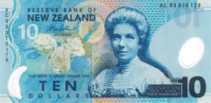 New Zealand, 10 Dollar, P186b