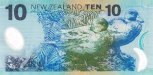 New Zealand, 10 Dollar, P186b