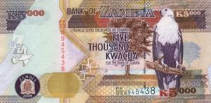 Zambia, 5,000 Kwacha, P45d