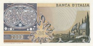 Italy, 2,000 Lira, P103c