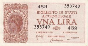 Italy, 1 Lira, P29b