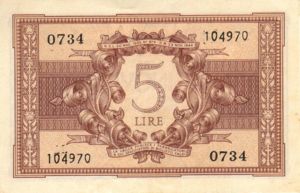 Italy, 5 Lira, P31c