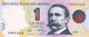 Argentina, 1 Peso, P339a B