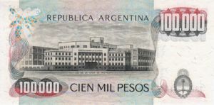 Argentina, 100,000 Peso, P308b