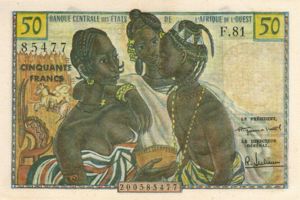 West African States, 50 Franc, P1