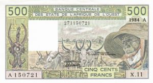 West African States, 500 Franc, P106Ag