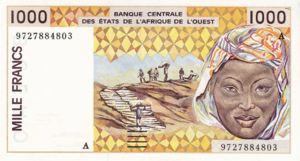 West African States, 1,000 Franc, P111Ag