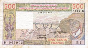 West African States, 500 Franc, P205Ba