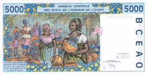West African States, 5,000 Franc, P213Bh