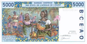 West African States, 5,000 Franc, P313Cg