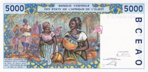 West African States, 5,000 Franc, P313Cl