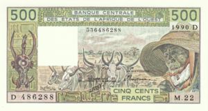 West African States, 500 Franc, P405Di