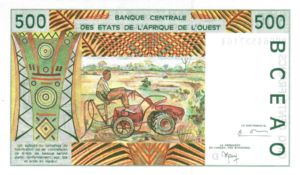 West African States, 500 Franc, P410Dj
