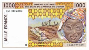 West African States, 1,000 Franc, P611He