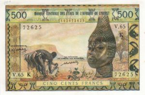 West African States, 500 Franc, P702Km