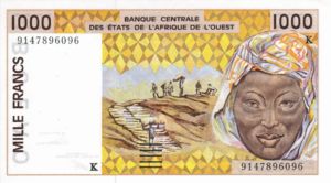 West African States, 1,000 Franc, P711Ka