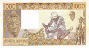 West African States, 1,000 Franc, P807Ti