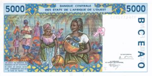 West African States, 5,000 Franc, P813Td