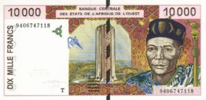 West African States, 10,000 Franc, P814Tb