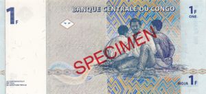 Congo Democratic Republic, 1 Franc, P85s