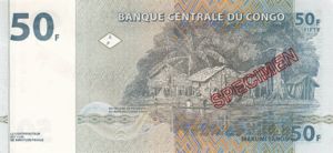 Congo Democratic Republic, 50 Franc, P89s