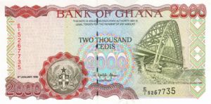 Ghana, 2,000 Cedi, P30b
