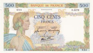 France, 500 Franc, P95b