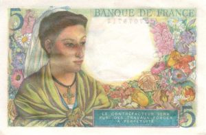 France, 5 Franc, P98a