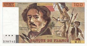 France, 100 Franc, P154a