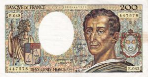 France, 200 Franc, P155a