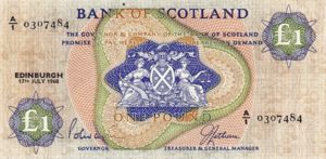 Scotland, 1 Pound, P109a