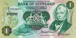 Scotland, 1 Pound, P111a