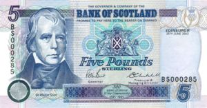Scotland, 5 Pound, P119d