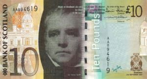 Scotland, 10 Pound, P125a