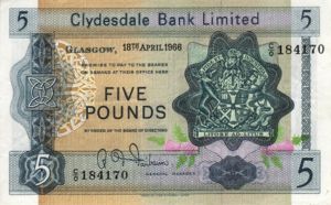 Scotland, 5 Pound, P198