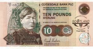 Scotland, 10 Pound, P229E